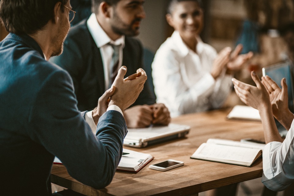 Boardroom meeting